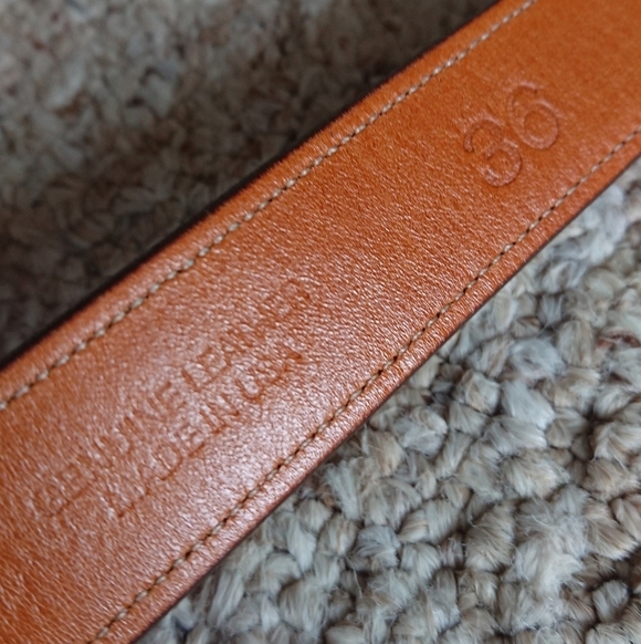 Oyster belt co. Brown Leather Belt SIZE 36